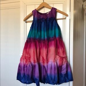 Tie dye girls dress